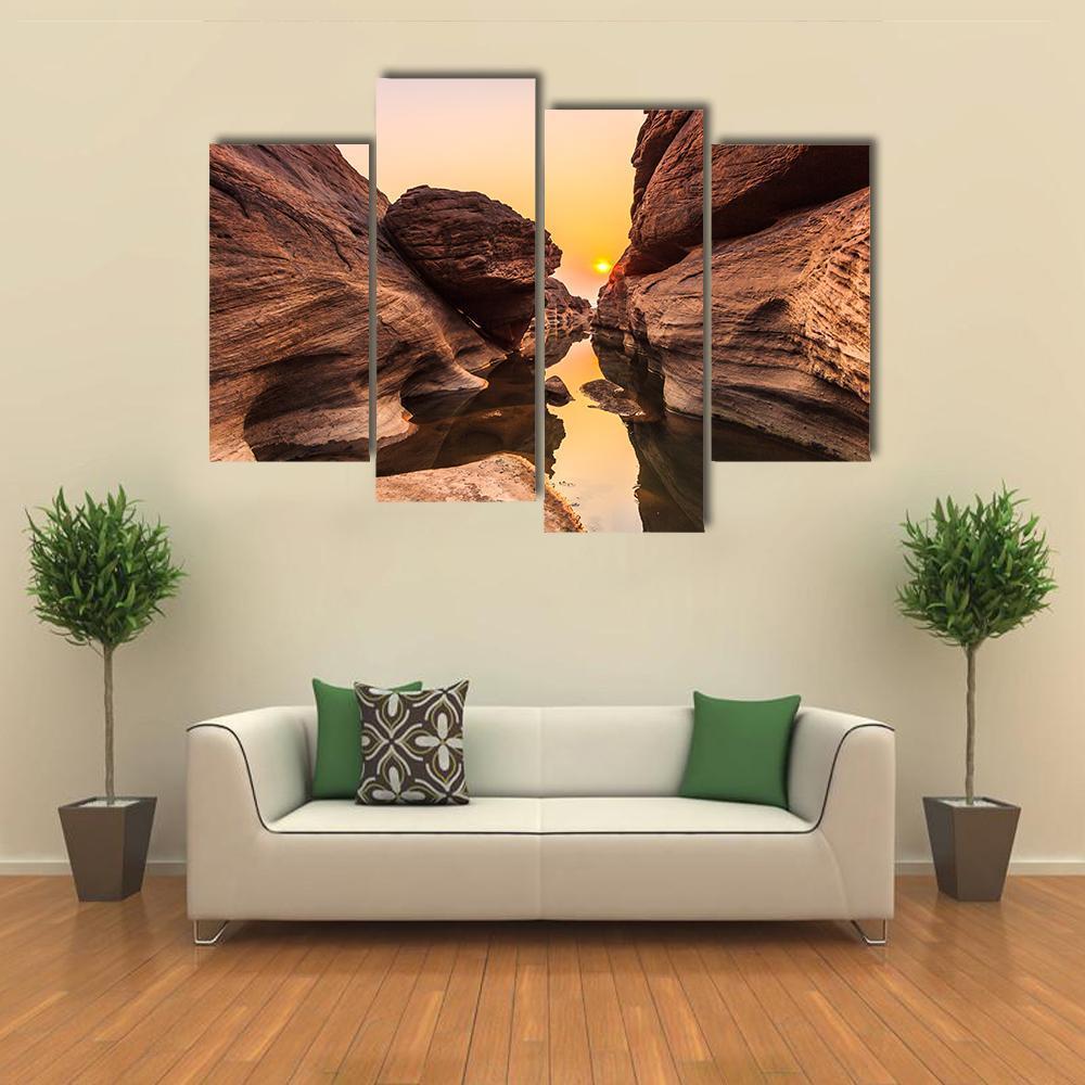 Grand Canyon Thailand Canvas Wall Art-4 Pop-Gallery Wrap-50" x 32"-Tiaracle