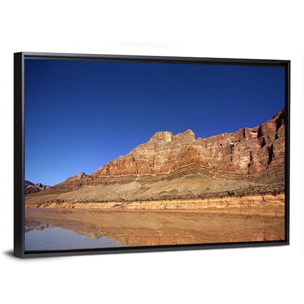 Landscape Of Grand Canyon Canvas Wall Art-3 Horizontal-Gallery Wrap-25" x 16"-Tiaracle