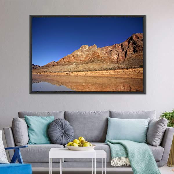 Landscape Of Grand Canyon Canvas Wall Art-3 Horizontal-Gallery Wrap-25" x 16"-Tiaracle