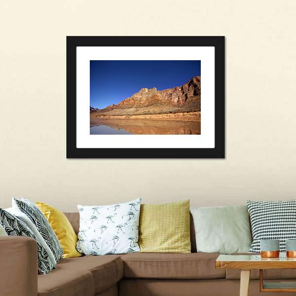 Landscape Of Grand Canyon Canvas Wall Art-3 Horizontal-Gallery Wrap-25" x 16"-Tiaracle