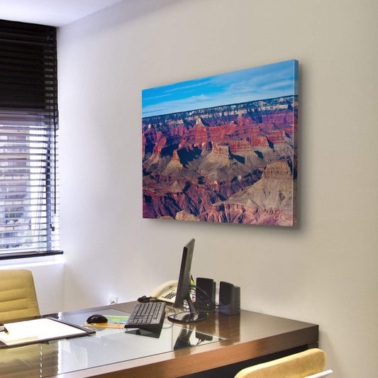 Famous Grand Canyon Canvas Wall Art-1 Piece-Gallery Wrap-48" x 32"-Tiaracle