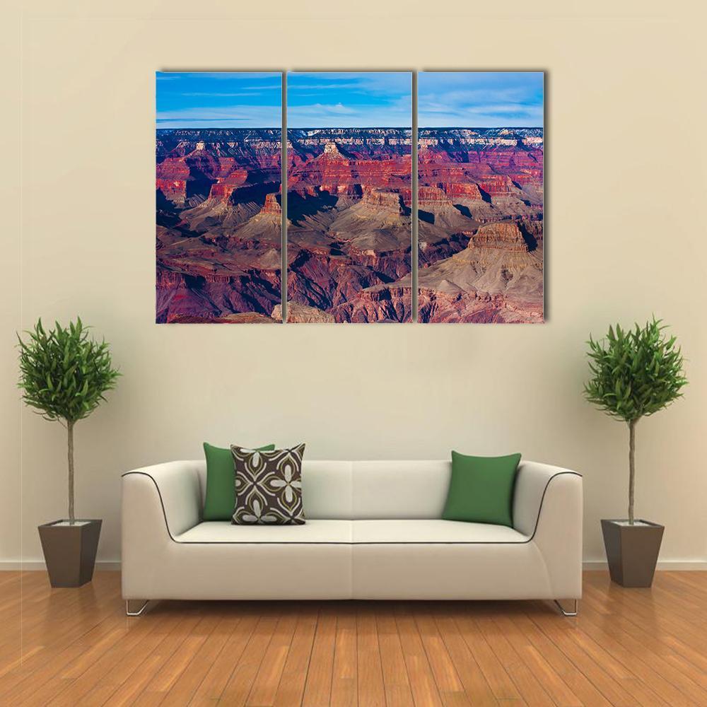 Famous Grand Canyon Canvas Wall Art-3 Horizontal-Gallery Wrap-37" x 24"-Tiaracle