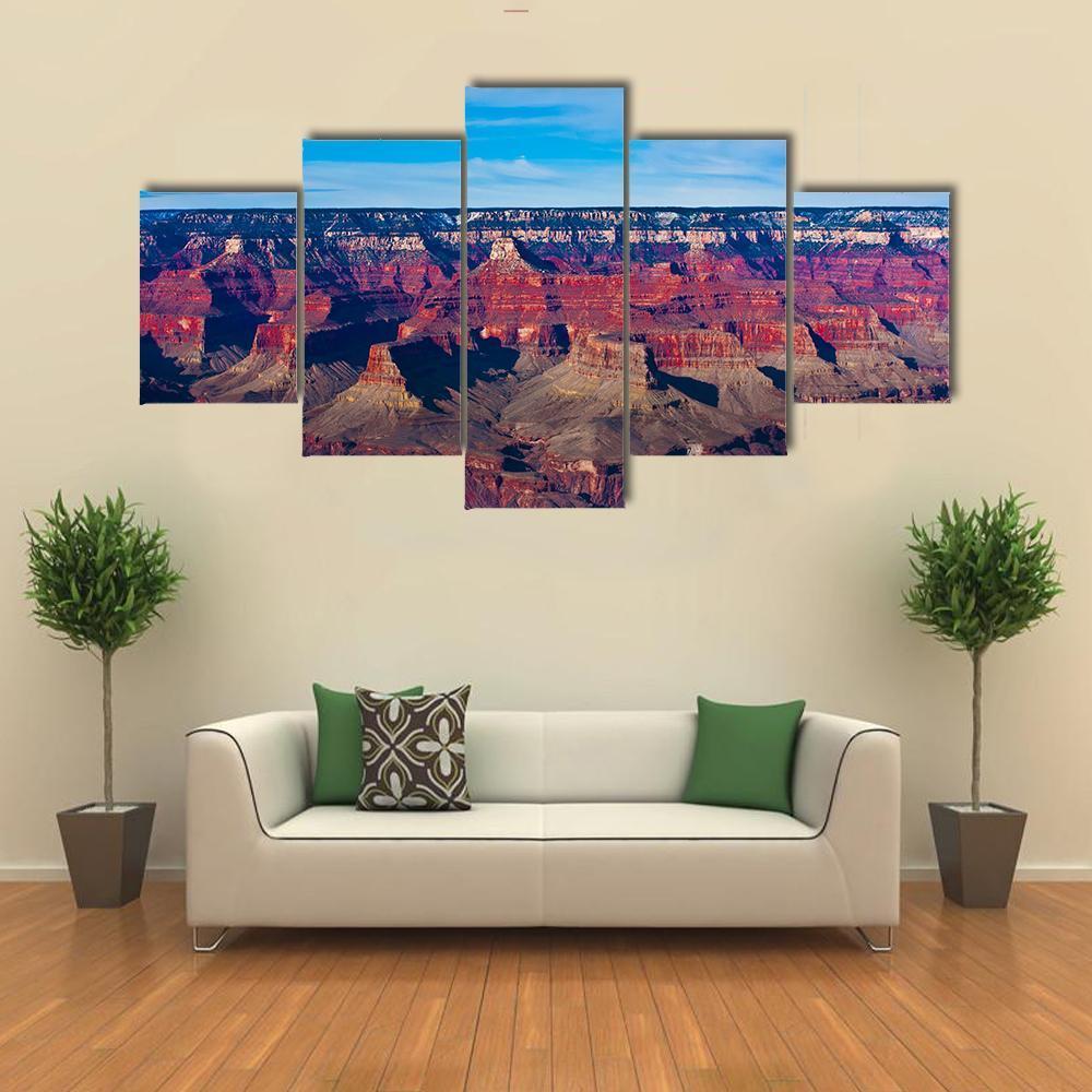 Famous Grand Canyon Canvas Wall Art-5 Star-Gallery Wrap-62" x 32"-Tiaracle