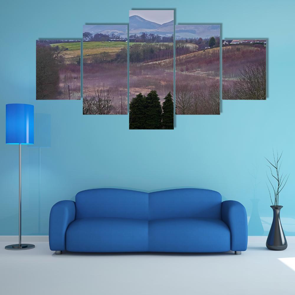 Landscape Of Roslin Canvas Wall Art-5 Star-Gallery Wrap-62" x 32"-Tiaracle