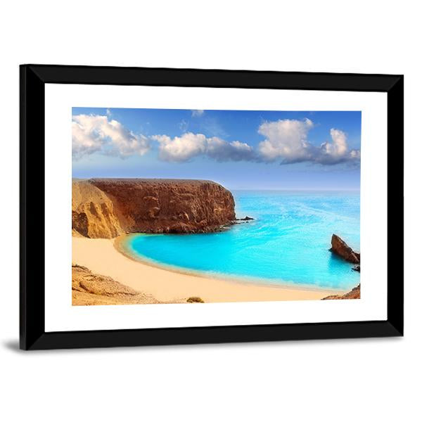 Lanzarote El Papagayo Canvas Wall Art-3 Horizontal-Gallery Wrap-25" x 16"-Tiaracle
