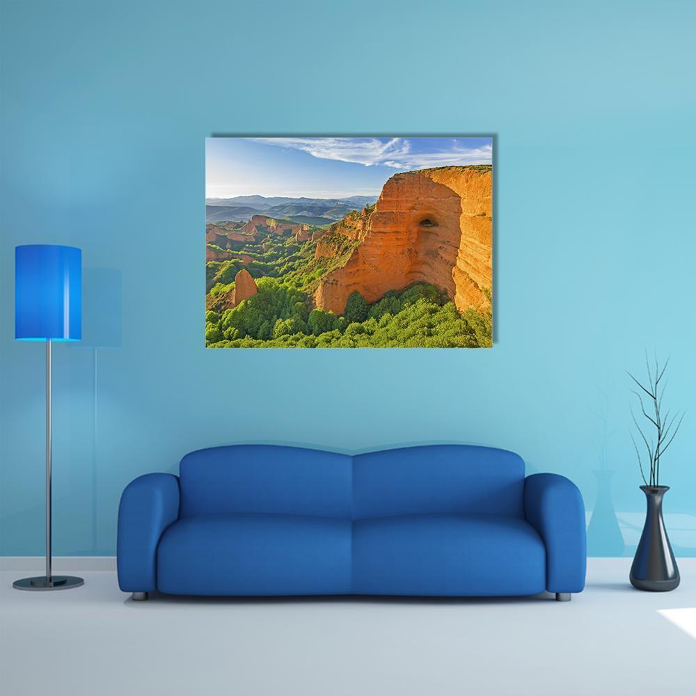 Las Medulas Spain Canvas Wall Art-1 Piece-Gallery Wrap-48" x 32"-Tiaracle