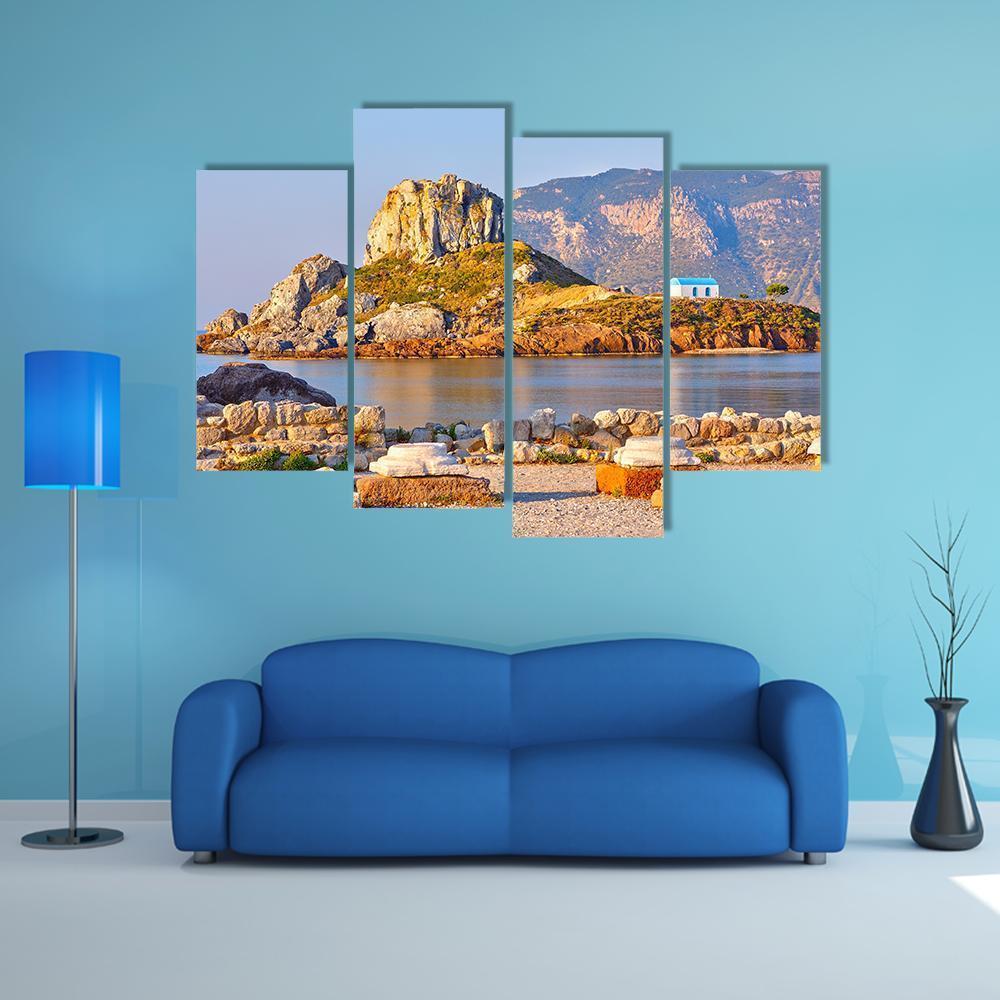 Little Island Kastri Canvas Wall Art-4 Pop-Gallery Wrap-50" x 32"-Tiaracle