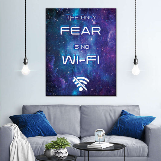 Kosmisch ohne Wi-Fi-Wandkunst