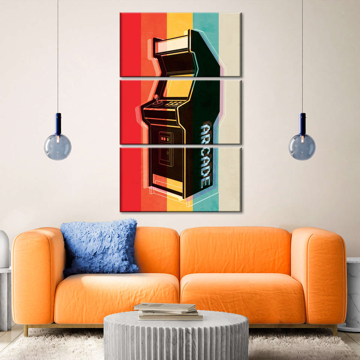 ریٹرو آرکیڈ وال آرٹ