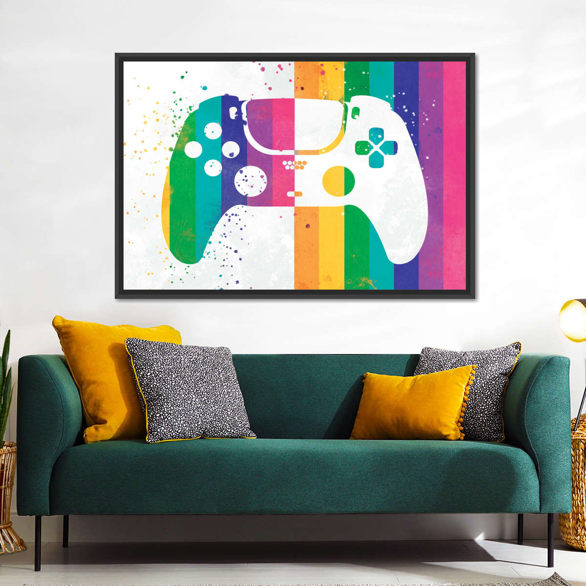 رینبو اسپلٹر کنٹرولر وال آرٹ