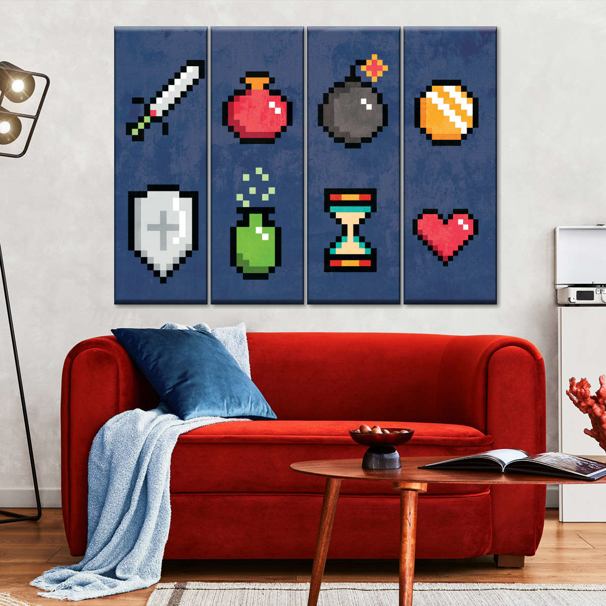 Minecraft -Ikonen Wandkunst