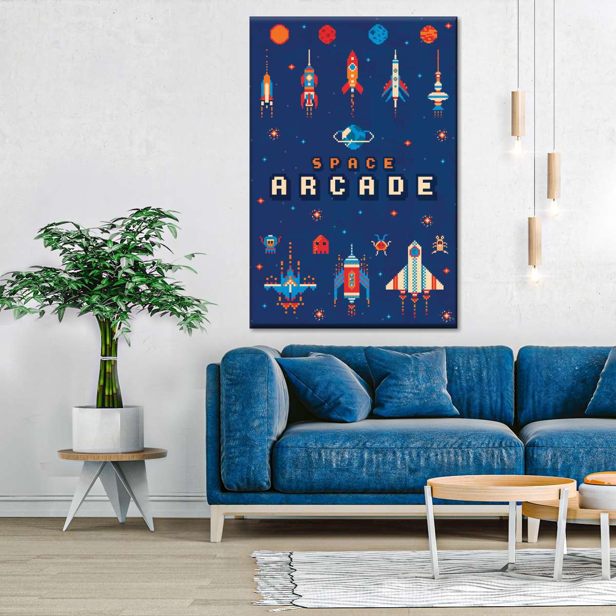 Raum Arcade Wandkunst