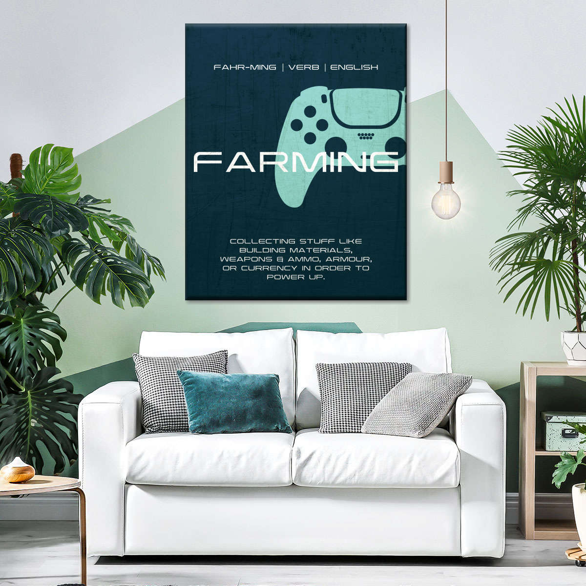 گیمر فارمنگ وال آرٹ