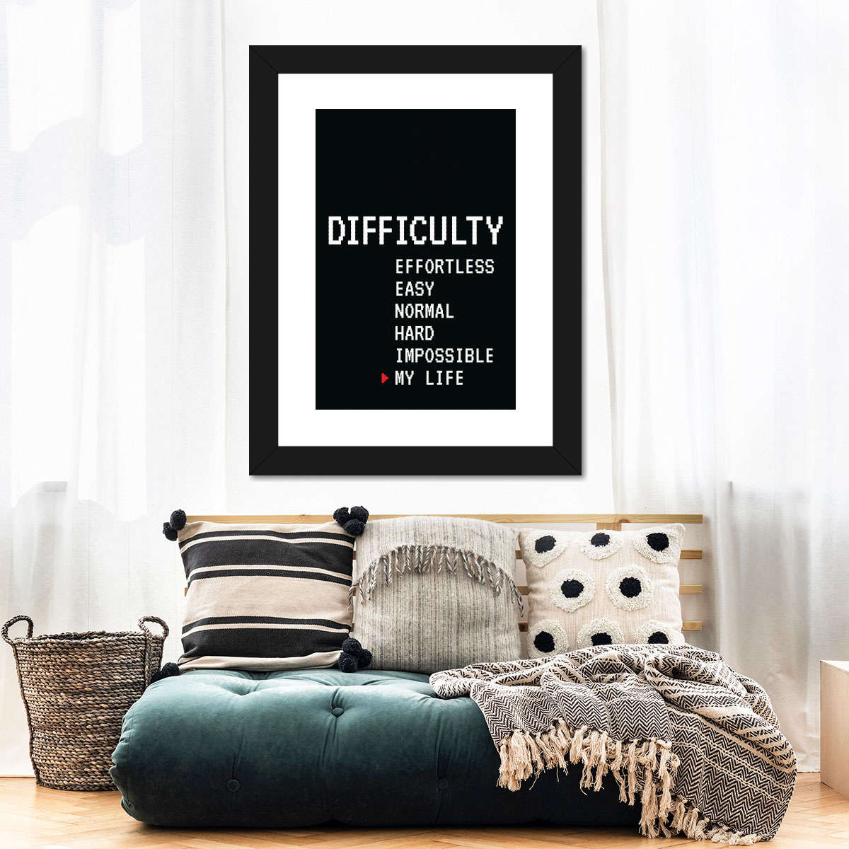 Schwierigkeitsgrad Wandkunst