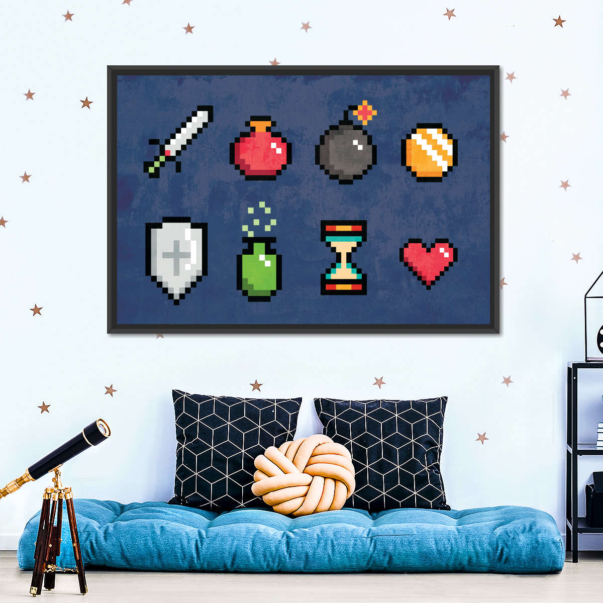 Minecraft -Ikonen Wandkunst