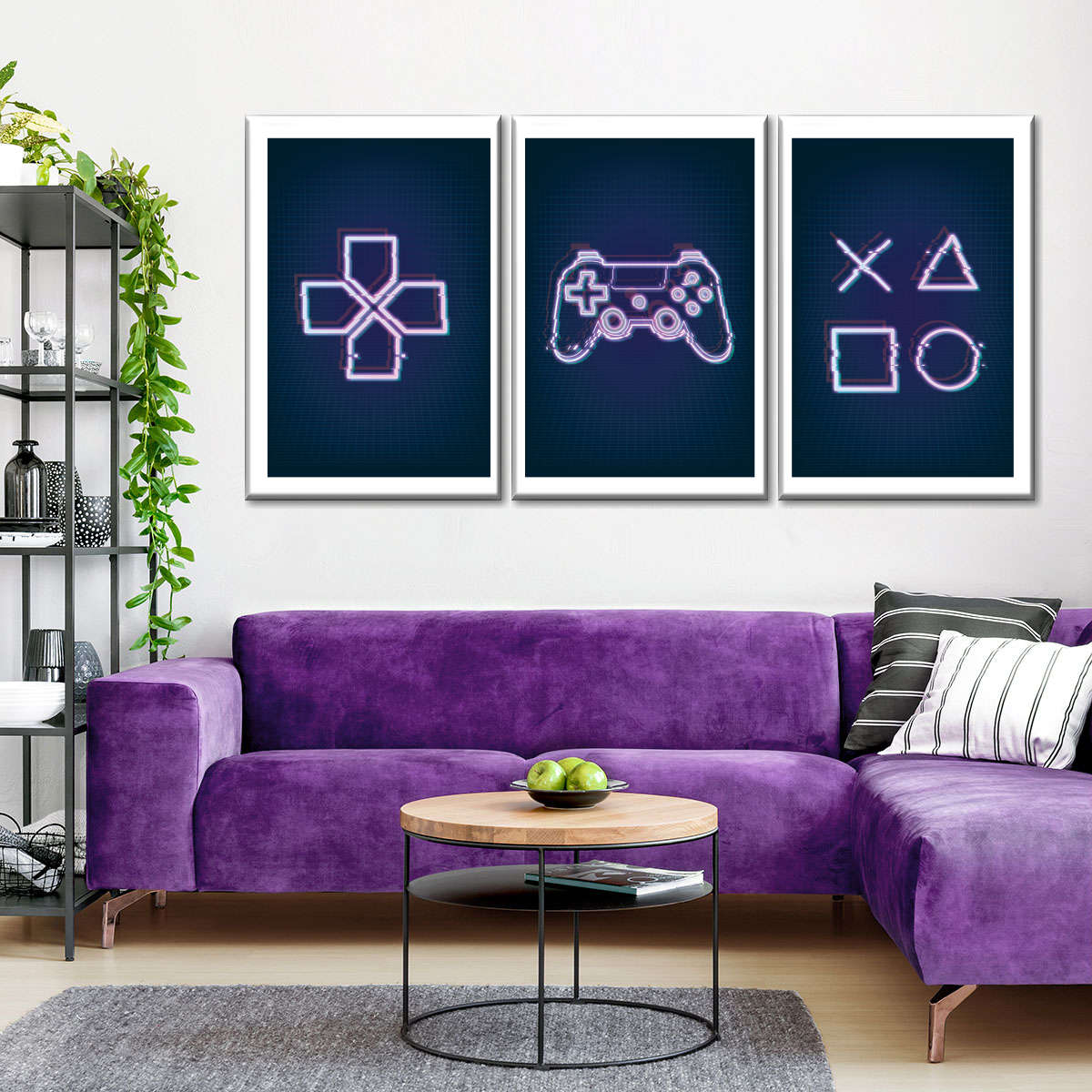 PlayStation Controller -Tasten Wandkunst