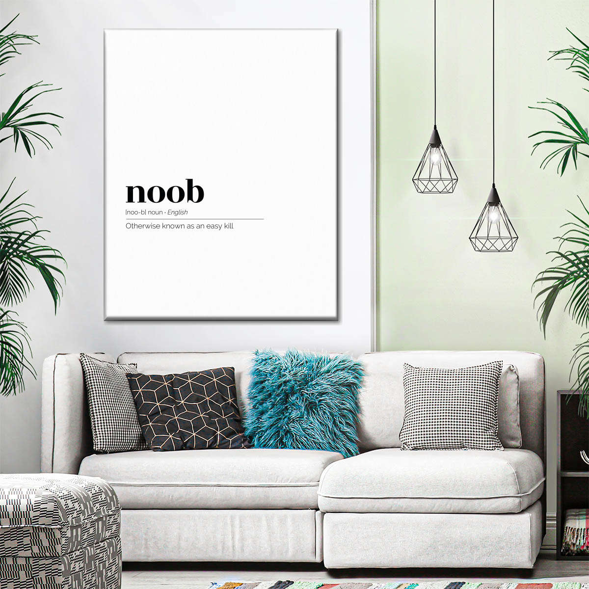 Bedeutung der Noob -Wandkunst