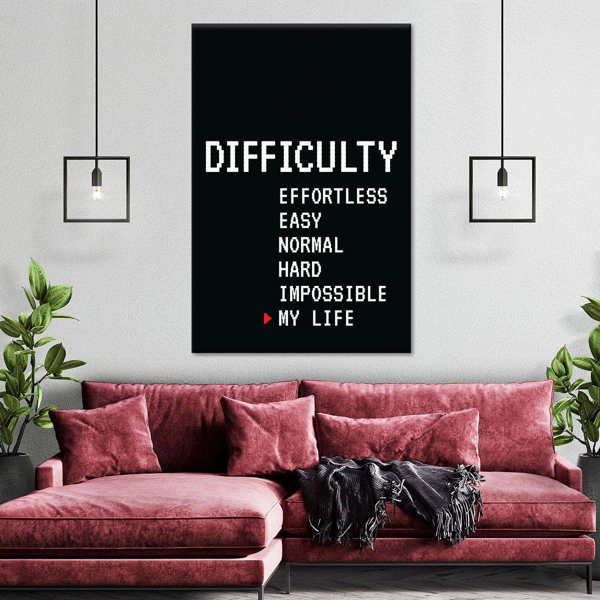 Schwierigkeitsgrad Wandkunst