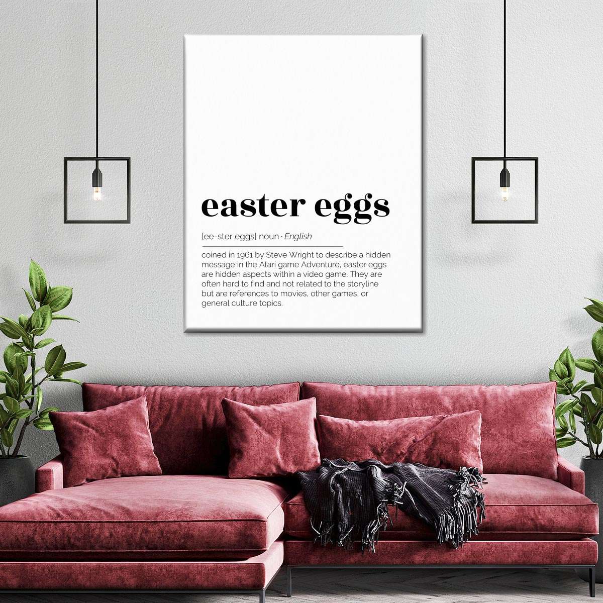 Bedeutung von Ostereier Wandkunst