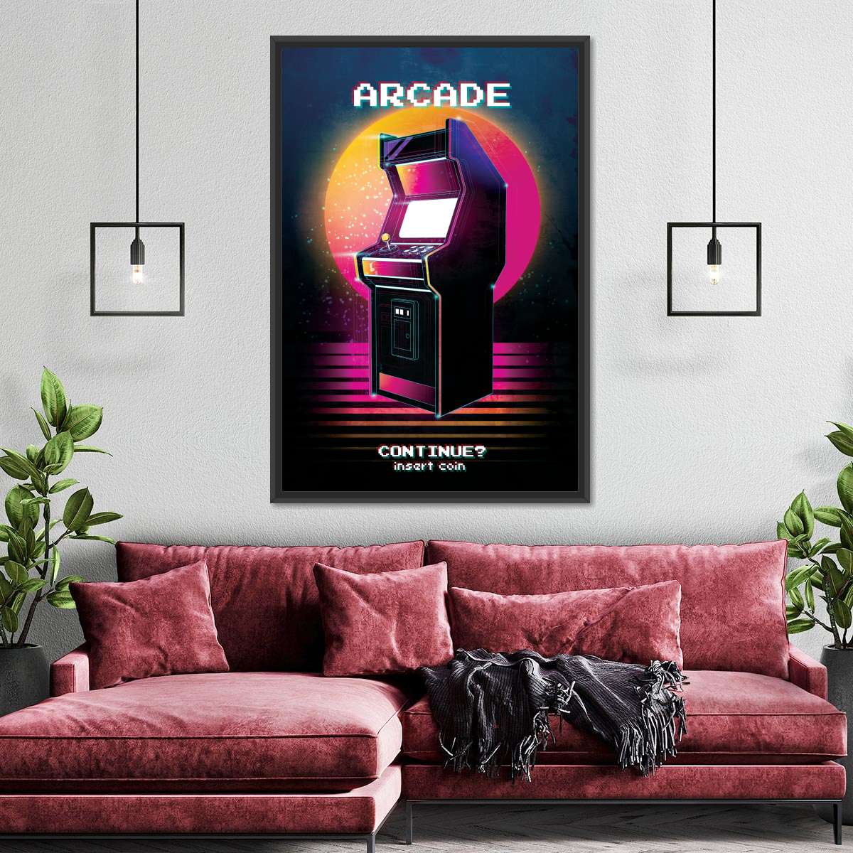 Arcade Machine Wandkunst