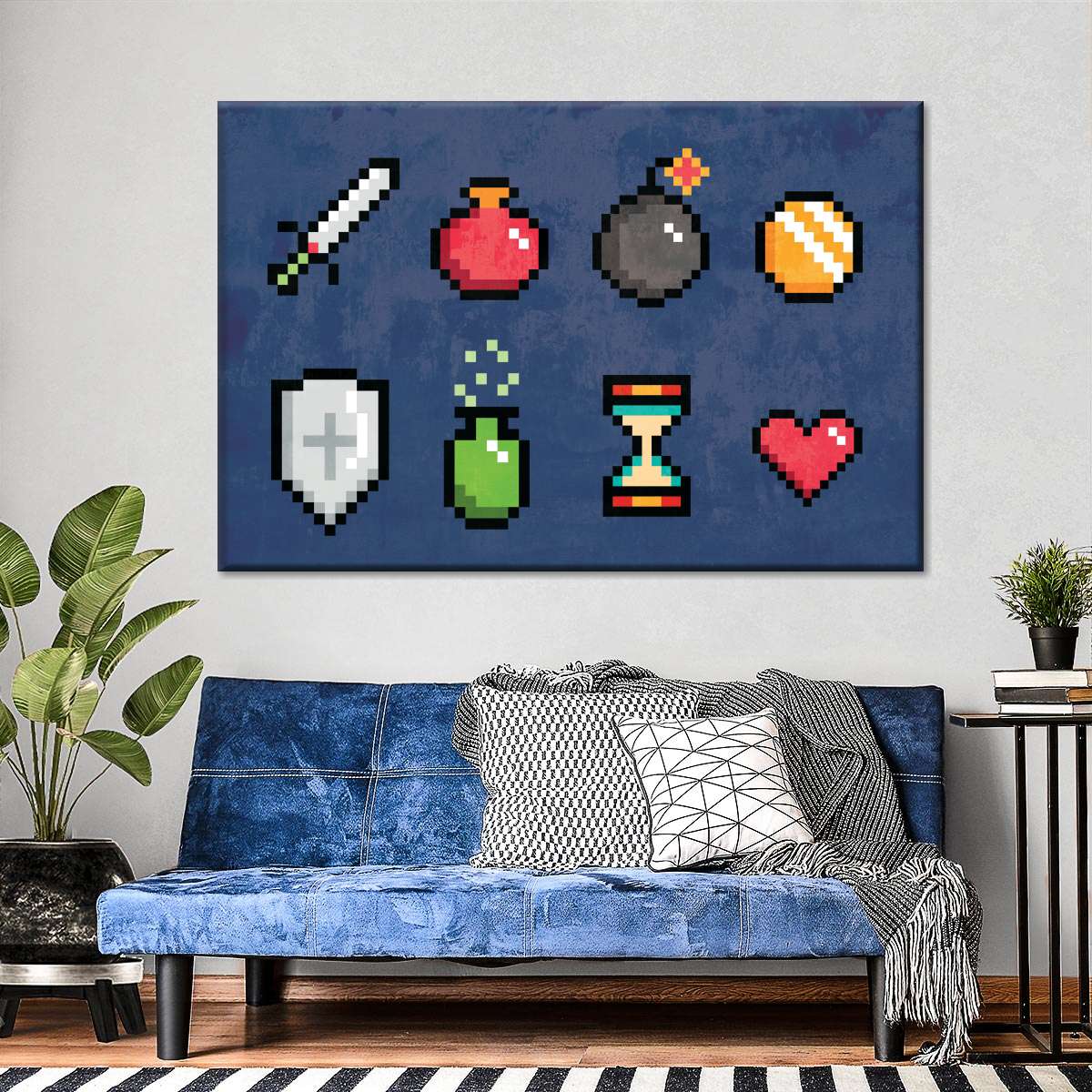 Minecraft -Ikonen Wandkunst