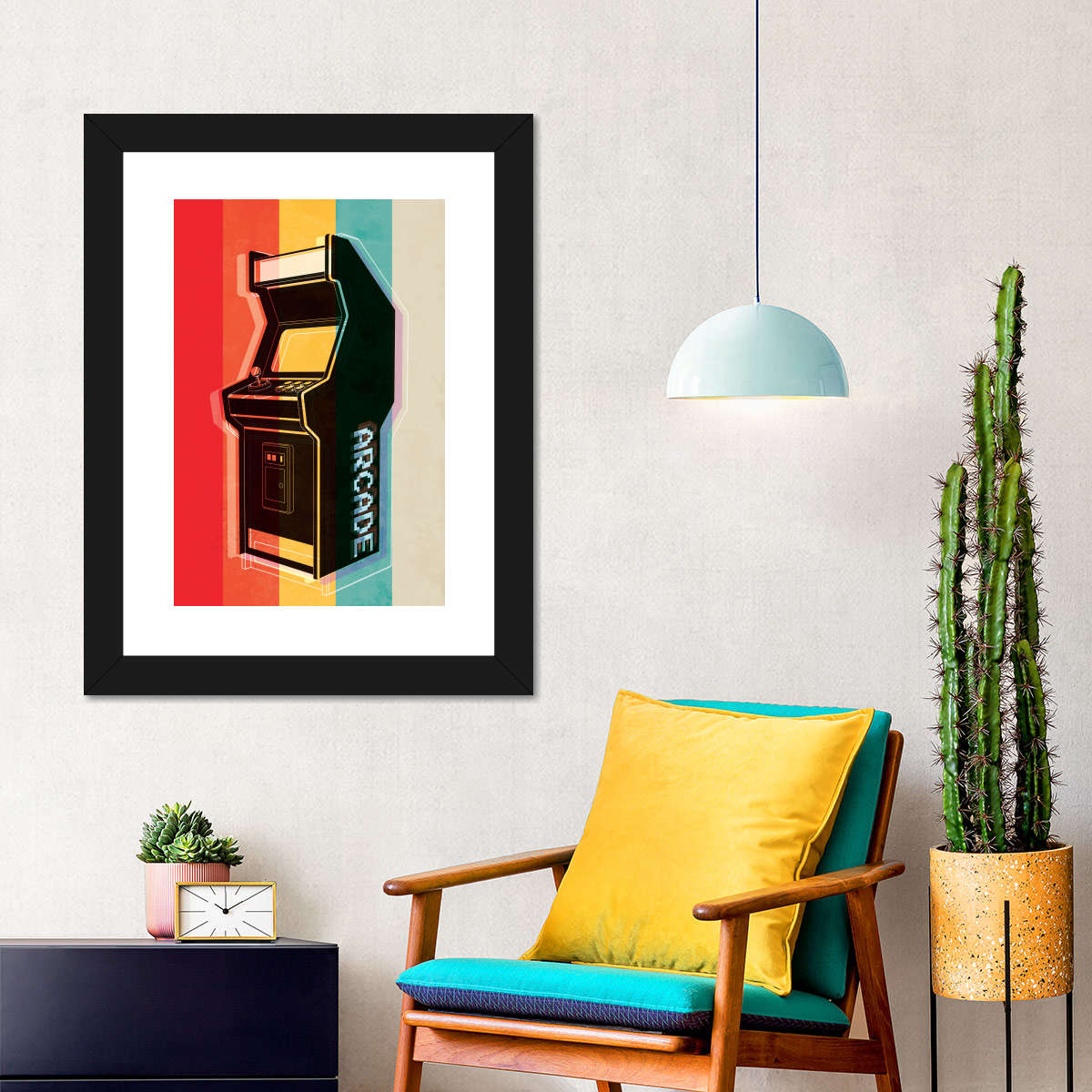 ریٹرو آرکیڈ وال آرٹ