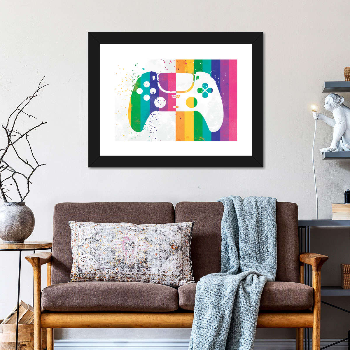 رینبو اسپلٹر کنٹرولر وال آرٹ