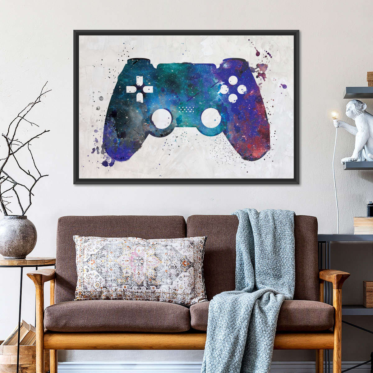 Galaxy Game Controller Wandkunst