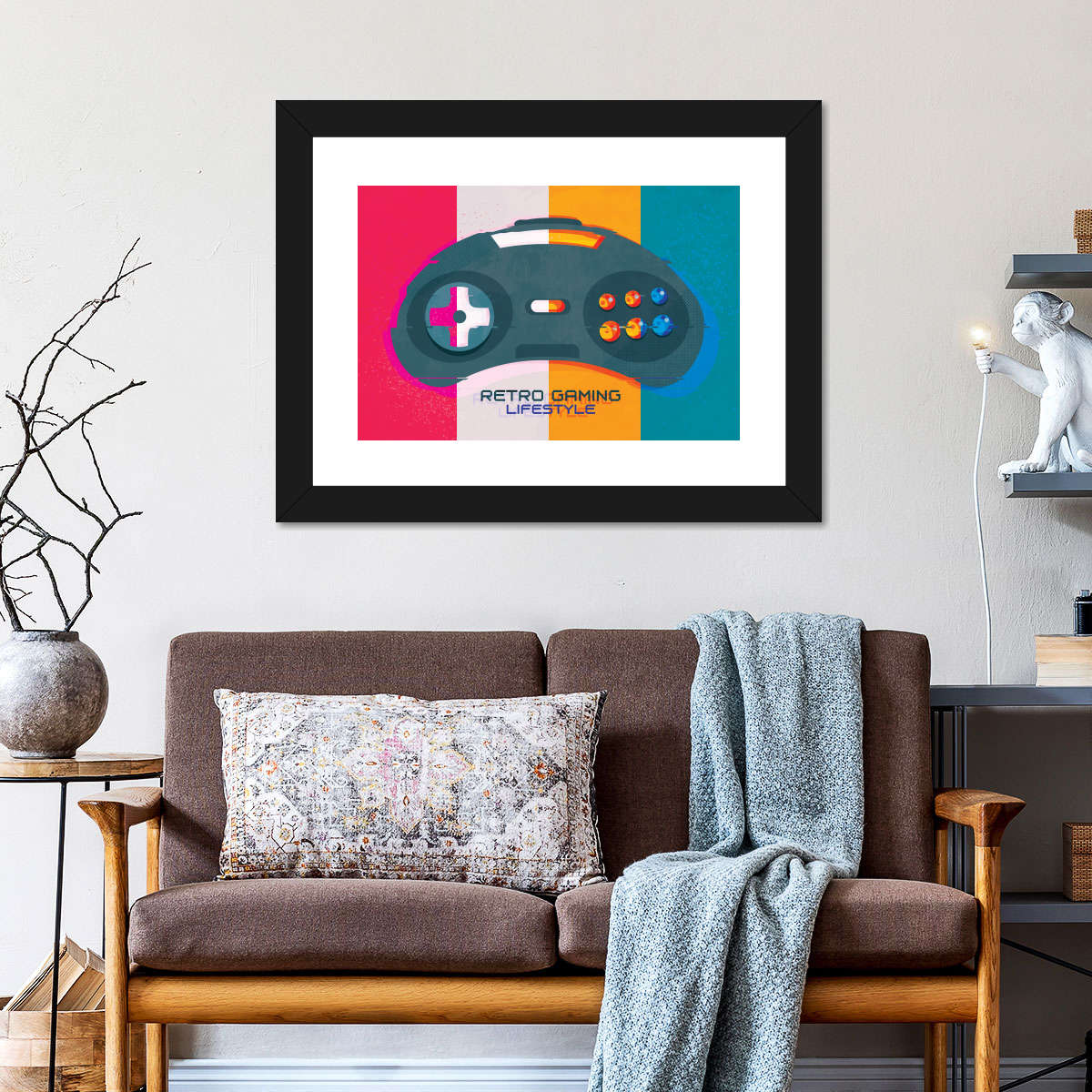 Retro Gaming Lifestyle Wandkunst