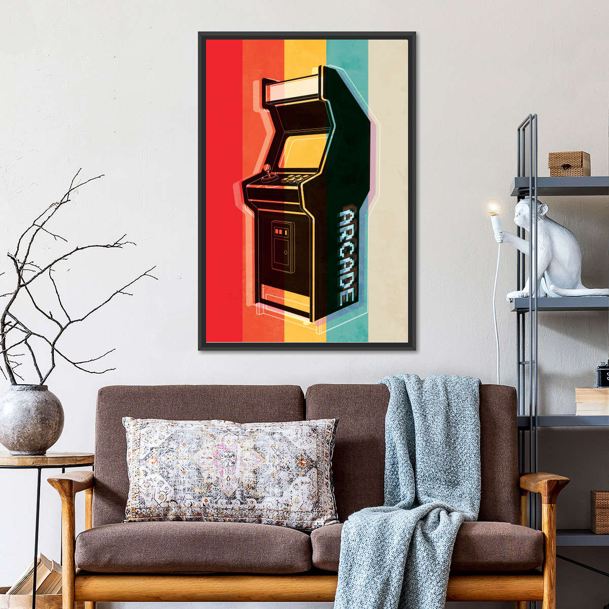 ریٹرو آرکیڈ وال آرٹ