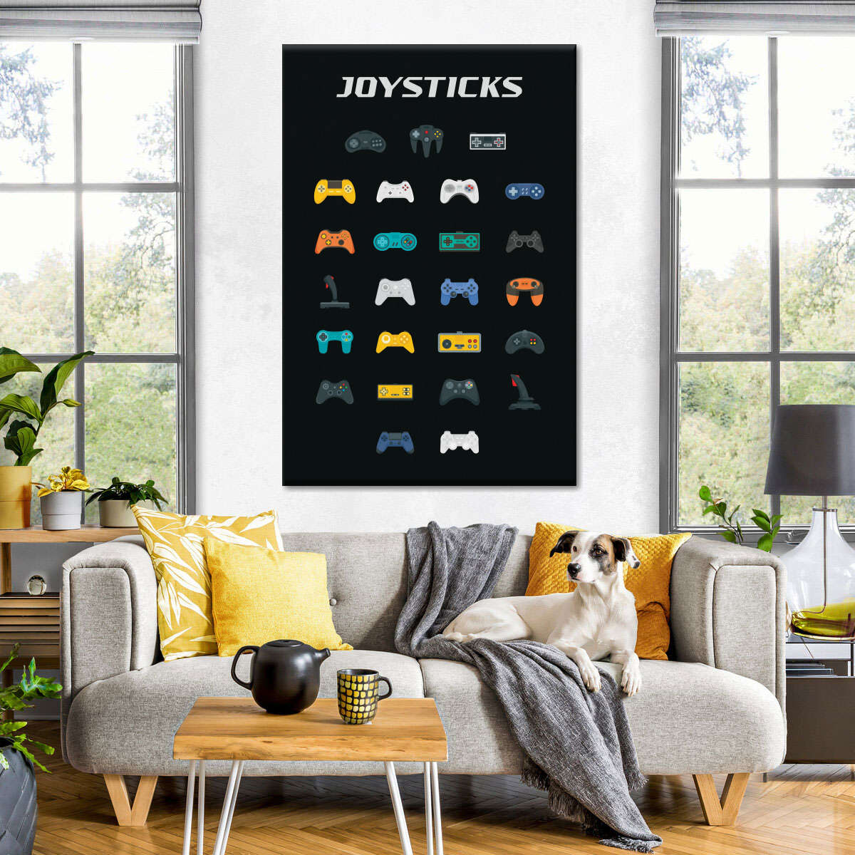 جوائس اسٹکس وال آرٹ