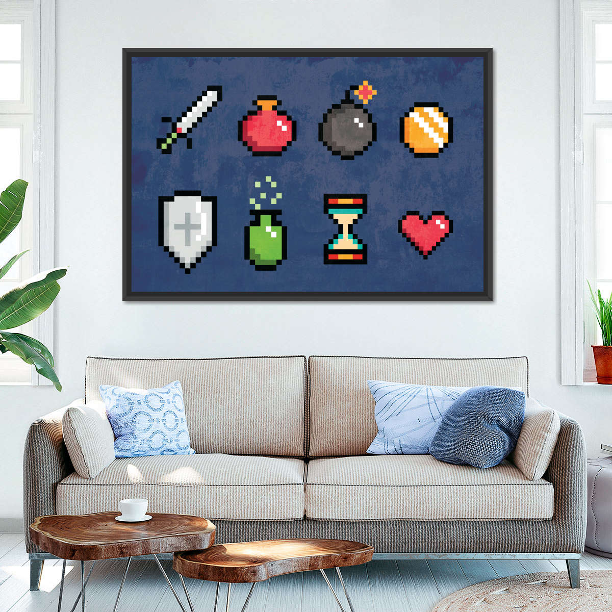 Minecraft -Ikonen Wandkunst