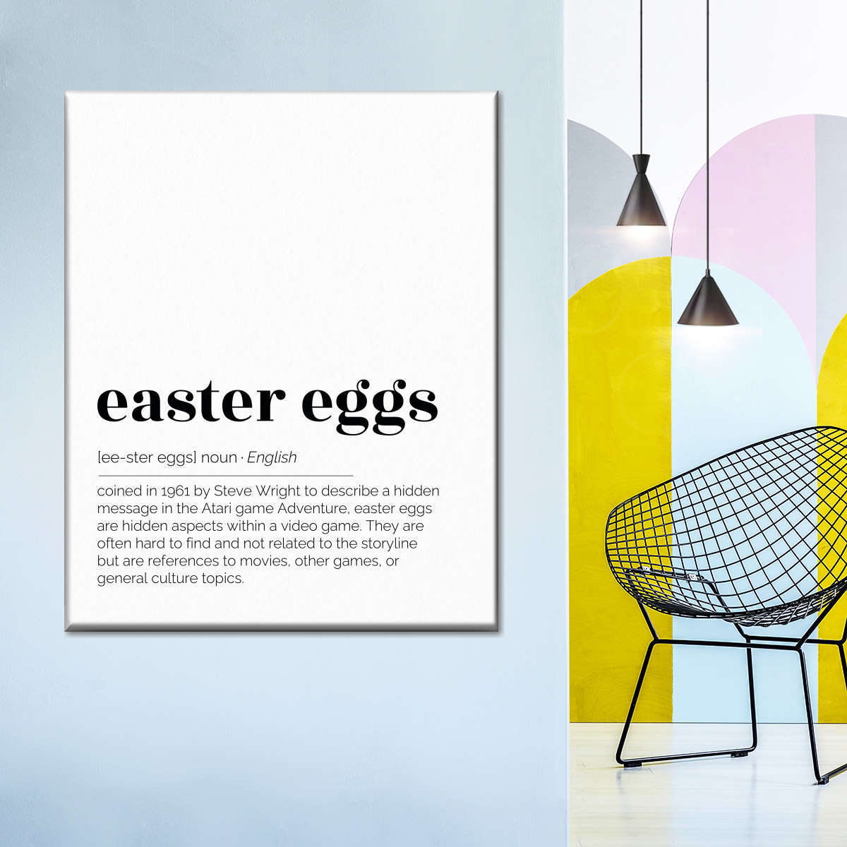 Bedeutung von Ostereier Wandkunst