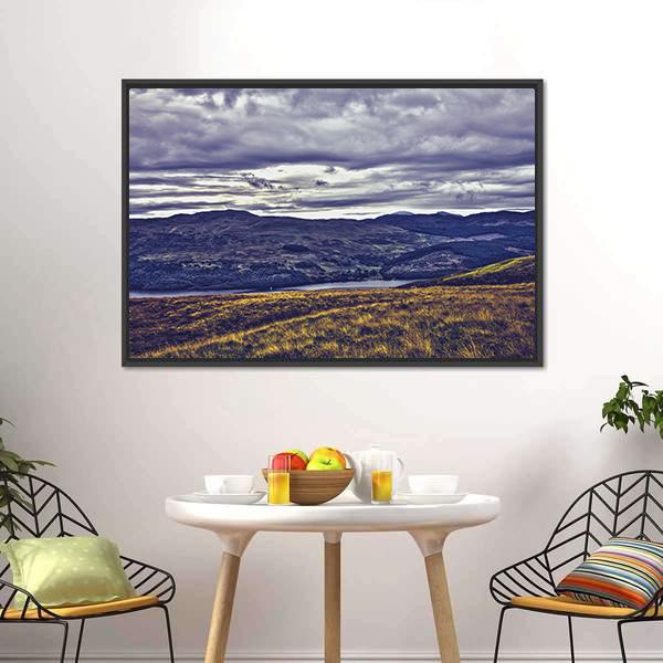 Loch Tay Scotland Canvas Wall Art-3 Horizontal-Gallery Wrap-25" x 16"-Tiaracle