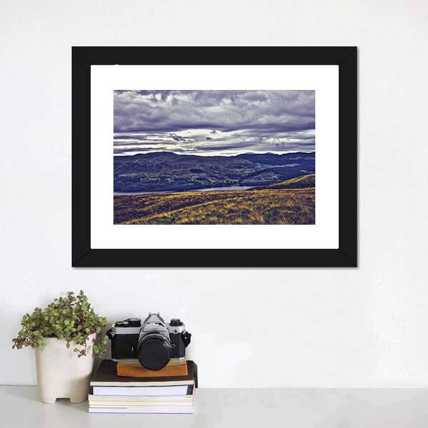 Loch Tay Scotland Canvas Wall Art-1 Piece-Framed Print-20" x 16"-Tiaracle