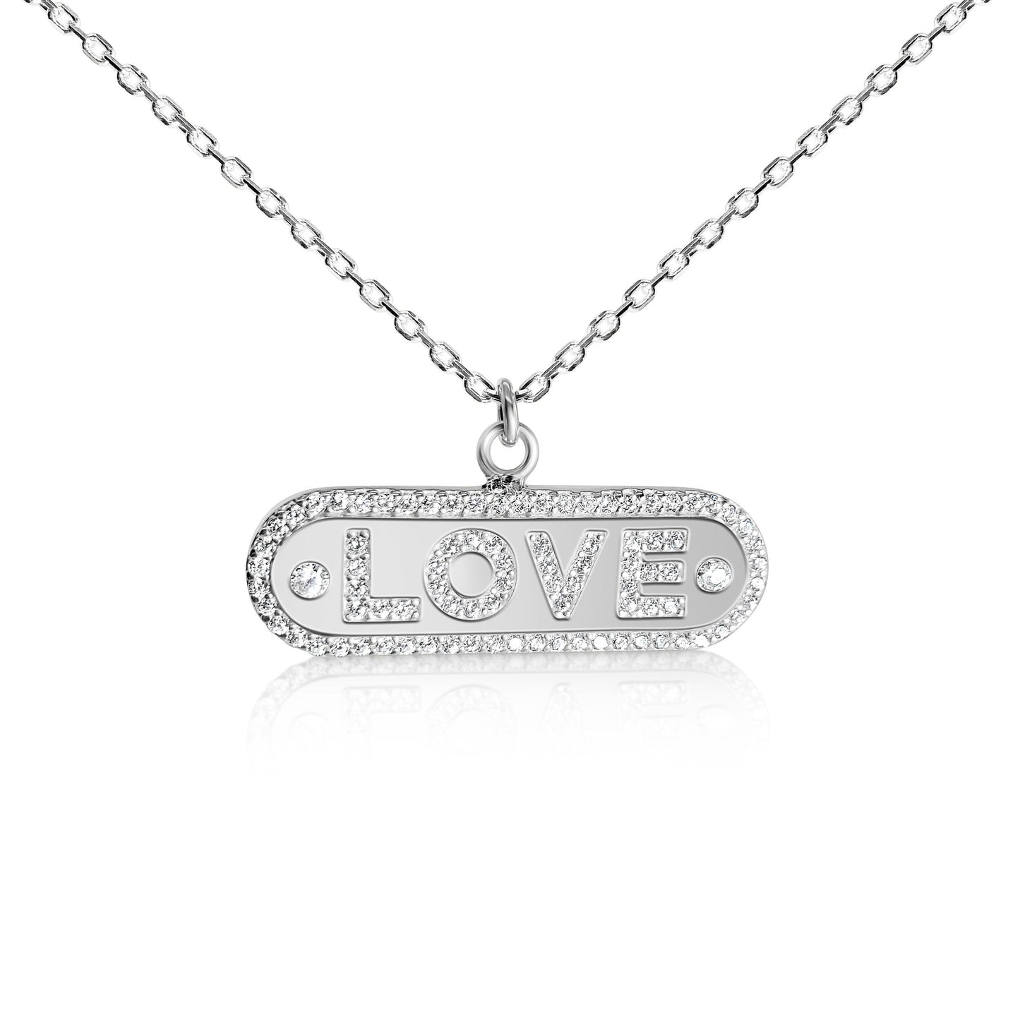 Love Letter Pendant in Gold or Silver