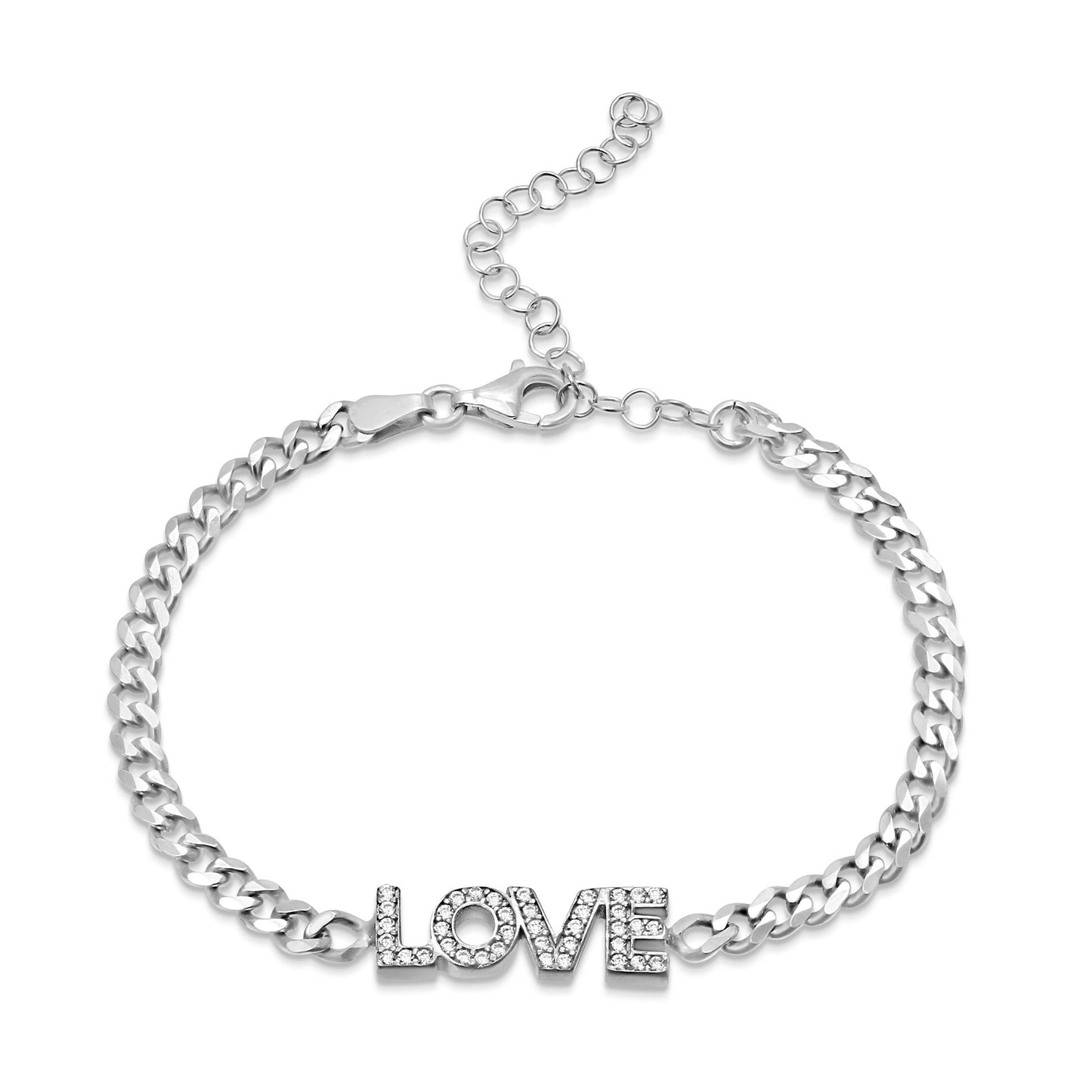 LOVE Bracelet in Sparkling Stones for Women and Girls