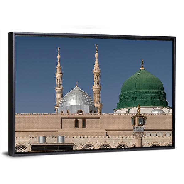 Masjid Al-Haram Canvas Wall Art-3 Horizontal-Gallery Wrap-25" x 16"-Tiaracle