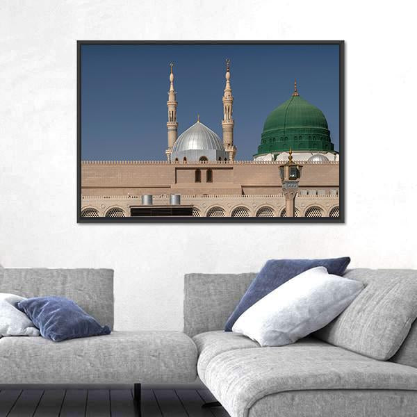 Masjid Al-Haram Canvas Wall Art-3 Horizontal-Gallery Wrap-25" x 16"-Tiaracle