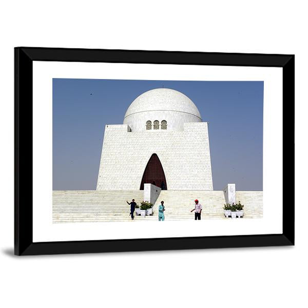 Mazar-E-Quaid Karachi Canvas Wall Art-3 Horizontal-Gallery Wrap-25" x 16"-Tiaracle