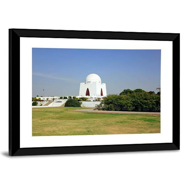 Mazar-E-Quaid Pakistan Canvas Wall Art-3 Horizontal-Gallery Wrap-25" x 16"-Tiaracle