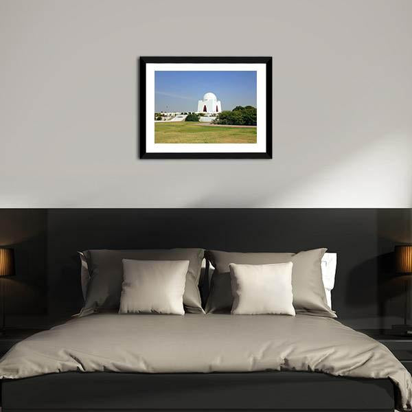 Mazar-E-Quaid Pakistan Canvas Wall Art-3 Horizontal-Gallery Wrap-25" x 16"-Tiaracle