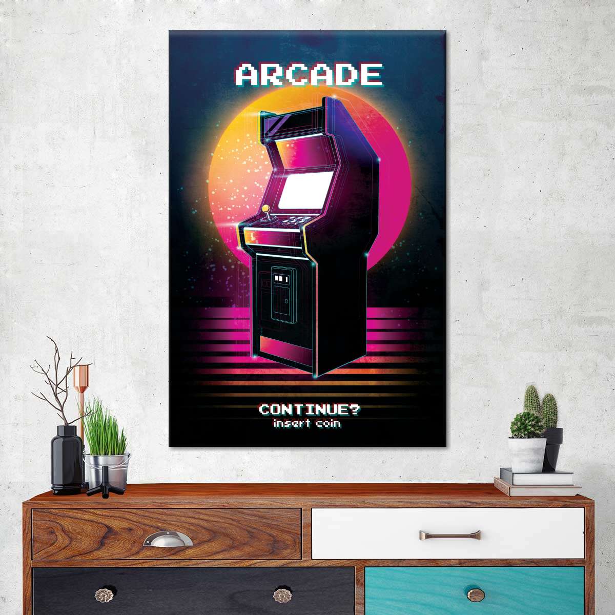Arcade Machine Wandkunst