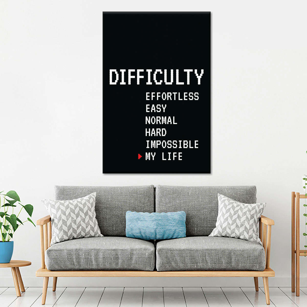 Schwierigkeitsgrad Wandkunst