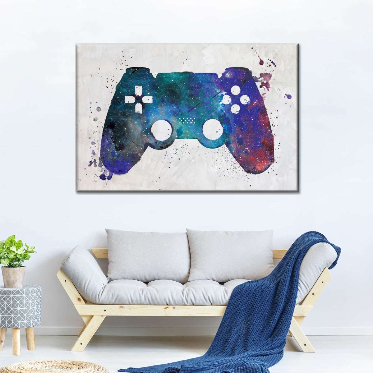 Galaxy Game Controller Wandkunst