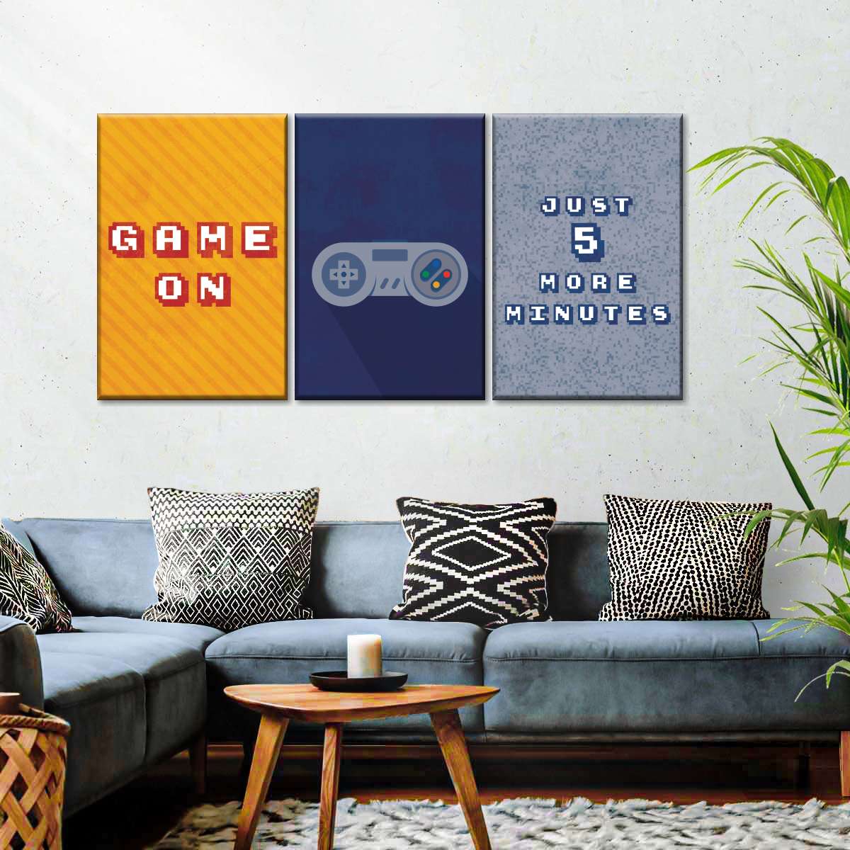 Nur noch fünf Minuten Schild Wandkunst