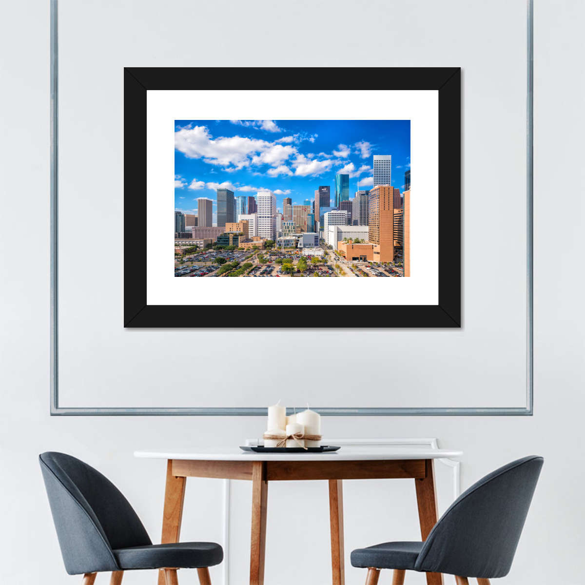 Downtown Houston Skyline Wandkunst