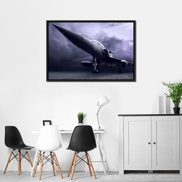 Military Airplane Canvas Wall Art-3 Horizontal-Gallery Wrap-25" x 16"-Tiaracle
