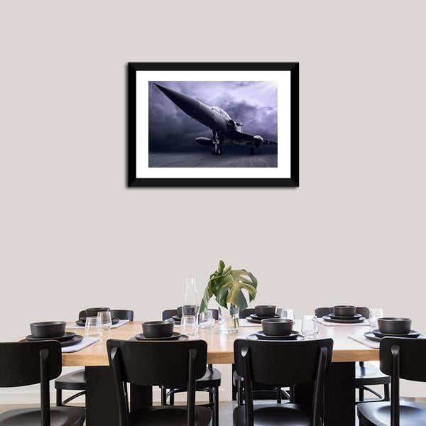 Military Airplane Canvas Wall Art-3 Horizontal-Gallery Wrap-25" x 16"-Tiaracle
