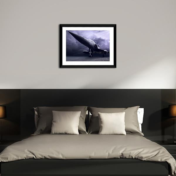 Military Airplane Canvas Wall Art-3 Horizontal-Gallery Wrap-25" x 16"-Tiaracle